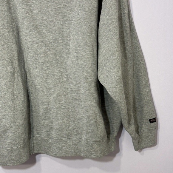 Jansport Sweatshirt Men Size XXL Gray Hooded Long Sleeve Pull-on Kangaroo Pocket - Picture 12 of 13